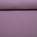 Waffelpique Lotta - Uni Brombeere