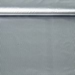 Thermo Futterstoff - Reflektierend Isolierend Punkte Silber Rosa