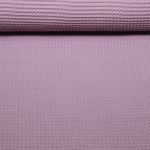 Waffelpique Lotta - Uni Mauve