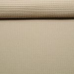 Waffelpique Lotta - Uni Dunkles Beige