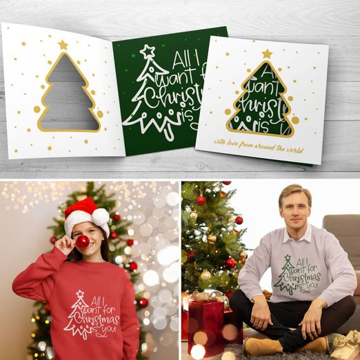 Plotterdatei - All I want for Christmas - eBook