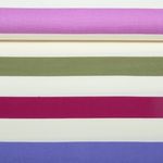 Baumwoll-Canvas - Blockstreifen Multicolor Lila