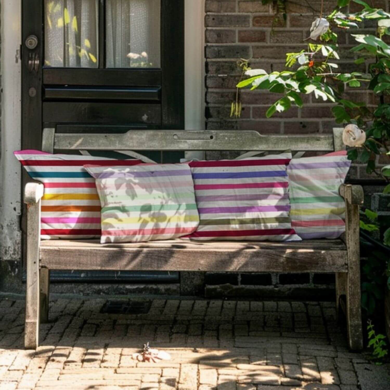 Baumwoll-Canvas - Blockstreifen Multicolor Pastell-1 Baumwoll-Canvas - Blockstreifen Multicolor Pastell-1