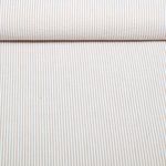 Seersucker - Streifen Hellbraun
