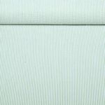 Seersucker - Streifen Salbei