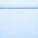 Seersucker - Streifen Hellblau