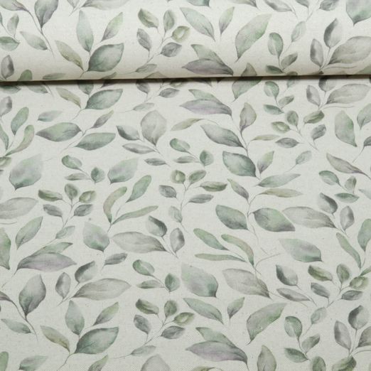 Canvas - Leinenoptik Digital Blätter Natur