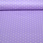 Beschichtete Baumwolle - Punkte Lavendel