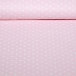 Beschichtete Baumwolle - Punkte Rosa