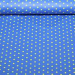 Beschichtete Baumwolle - Punkte Blau