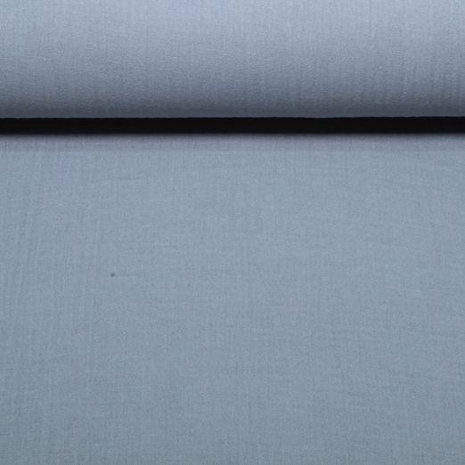 Leichter Baumwoll-Musselin Extrabreit - Uni Grau 280 cm