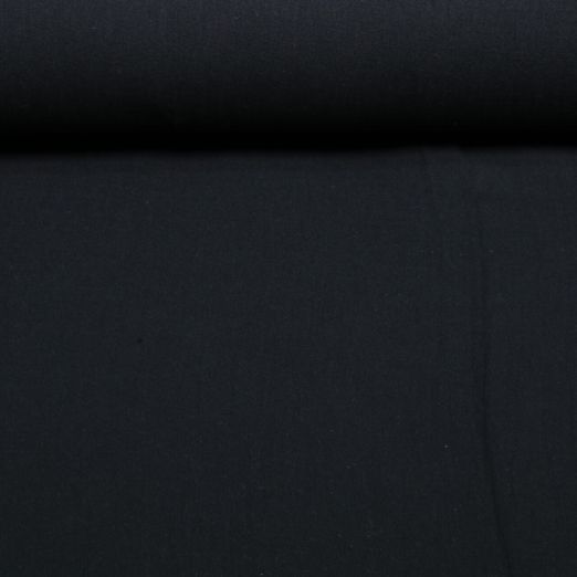 Leichter Baumwoll-Musselin Extrabreit - Uni Schwarz 280 cm