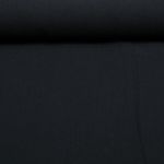 Leichter Baumwoll-Musselin Extrabreit - Uni Schwarz 280 cm