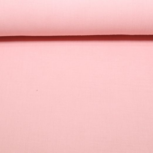 Leichter Baumwoll-Musselin Extrabreit - Uni Rose 280 cm