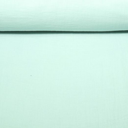 Leichter Baumwoll-Musselin Extrabreit - Uni Mint 280 cm
