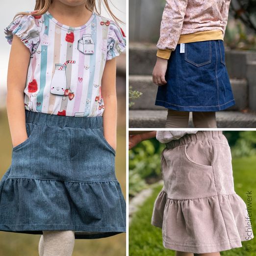 Rock - Denim Skirt - Schnittmuster eBook