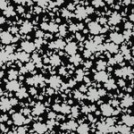 Viscosa - Flores elásticas Negro Viscosa - Flores elásticas Negro