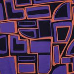 Cotone-satinato - Geometrico Navy
