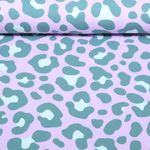 Jersey - Buntes Leomuster Flieder