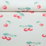 Outdoorstoff - Digital Wasserabweisend Kirschen Weiß Outdoorstoff - Digital Wasserabweisend Kirschen Weiß