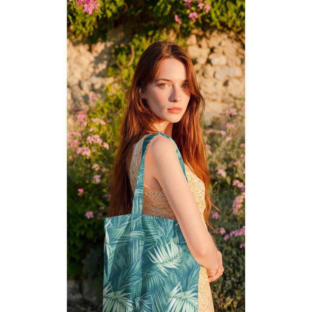 Outdoorstoff - Digital Wasserabweisend Blätter Dunkelgrün-1 Outdoorstoff - Digital Wasserabweisend Blätter Dunkelgrün-1