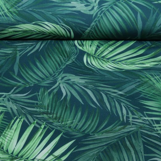 Outdoorstoff - Digital Wasserabweisend Blätter Dunkelgrün Outdoorstoff - Digital Wasserabweisend Blätter Dunkelgrün