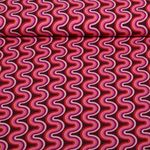 Viscose - vagues Bordaux