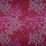 Raso - Fiori digitali rosso Bordeaux Raso - Fiori digitali rosso Bordeaux