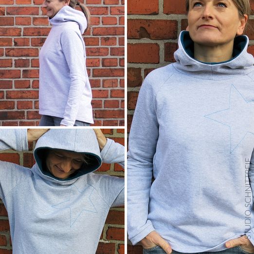 Sweat à capuche - MADAME TONI - Patron numérique