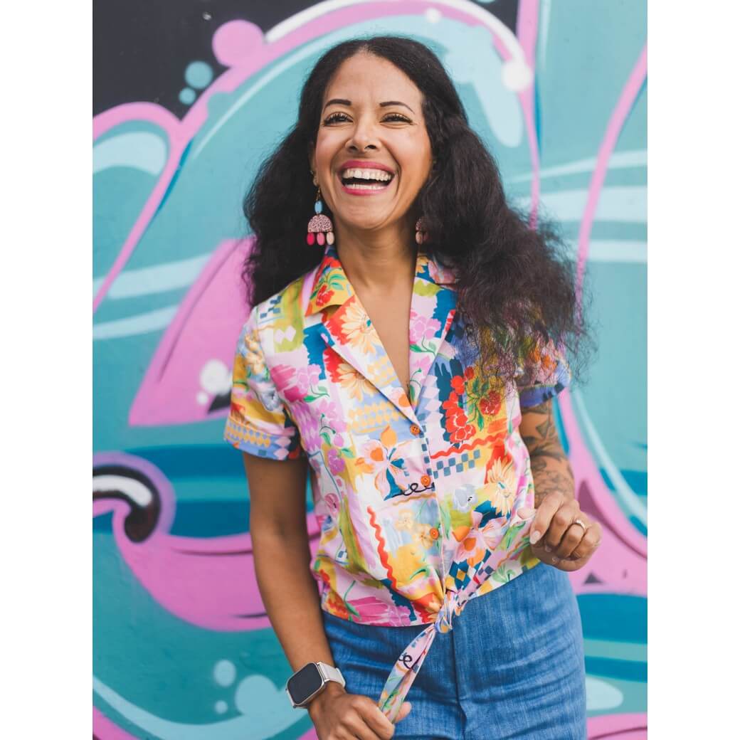 Baumwolle Satin - Digital Patchwork Gelb-1 Baumwolle Satin - Digital Patchwork Gelb-1