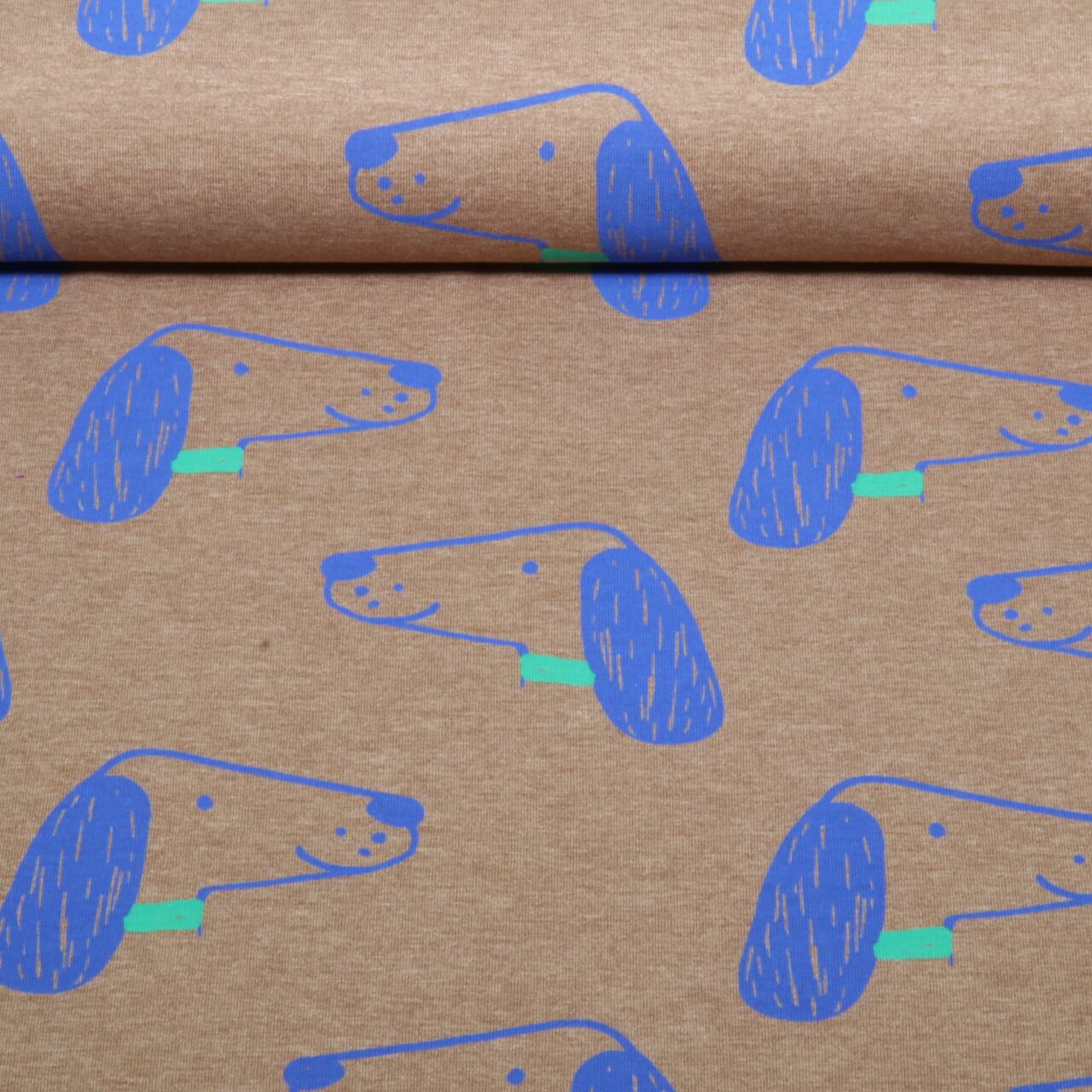 Jersey - Hunde Taupe Melange-0 Jersey - Hunde Taupe Melange-0