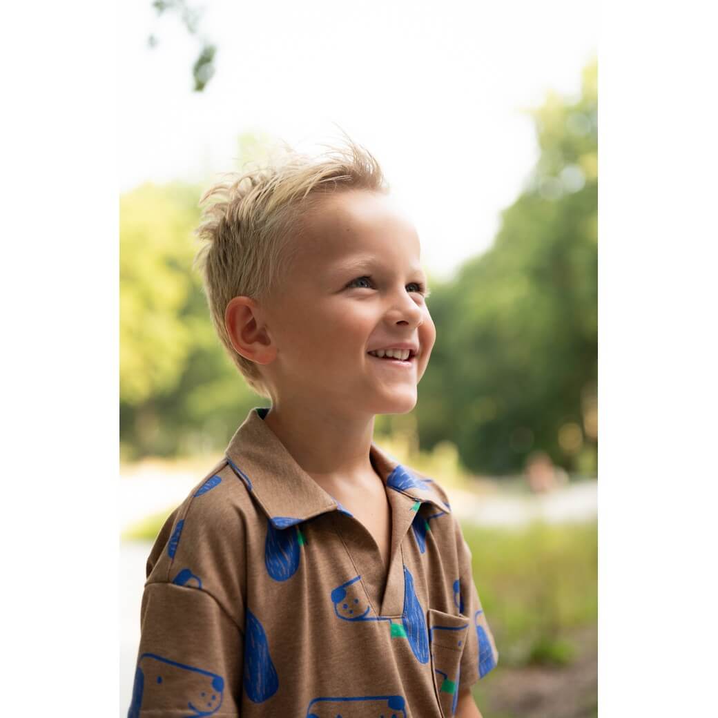 Jersey - Hunde Taupe Melange-1 Jersey - Hunde Taupe Melange-1