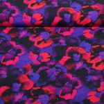 Viskose - Digital Blüten Lila Ecovero™