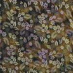 Viskos - Batik Handgjorda blommor Khaki Viskos - Batik Handgjorda blommor Khaki