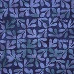 Viskóza - Batika Handmade Tulips Navy Viskóza - Batika Handmade Tulips Navy
