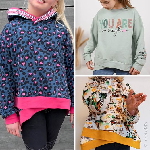 Hoodie - CARBONIA Kids - Schnittmuster eBook