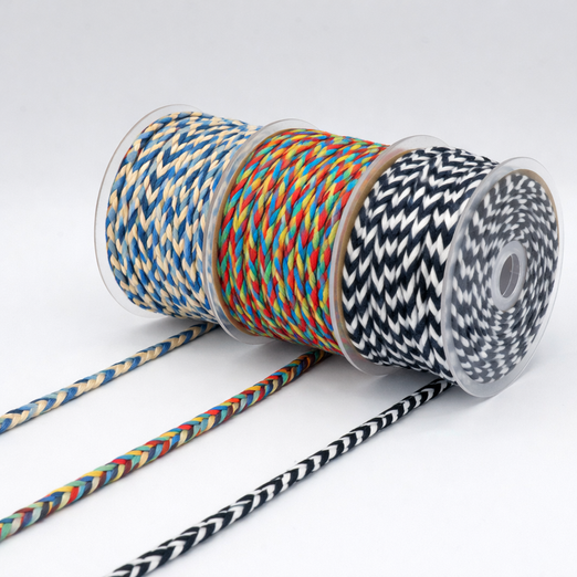 Kordel Fischgrät 8mm - Meterware