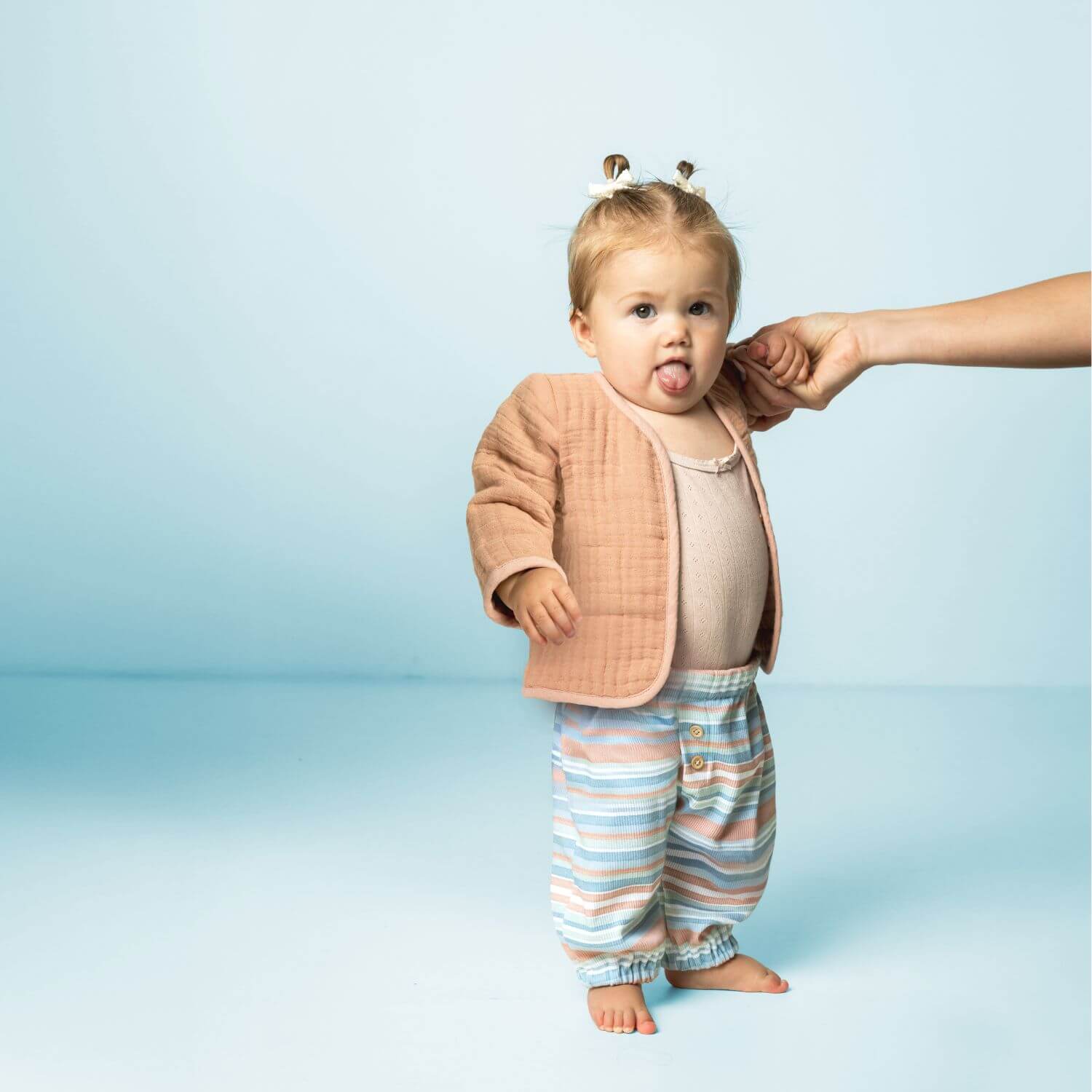 Musselin - Qjutie & the Qjutest 4-lagig Uni Nude-1 Musselin - Qjutie & the Qjutest 4-lagig Uni Nude-1