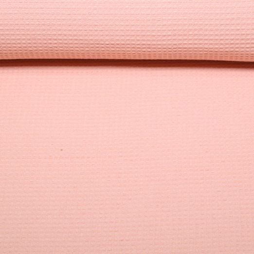 Waffel Bambus Frottee - Qjutie & the Qjutest Uni Rosa