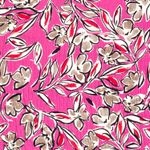 Viscosa - Fiori elasticizzati Rosa Bolla