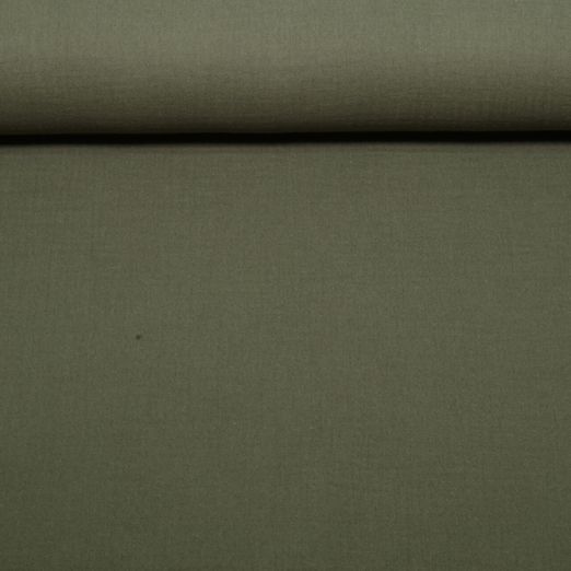 Bio Musselin Marius - Dunkles Moosgrün