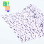 Jelly Vinyl Design - 30 x 135cm - Dots lila