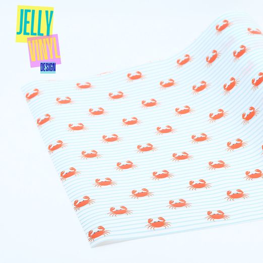 Jelly Vinyl Design - 30 x 135cm - Krabbe
