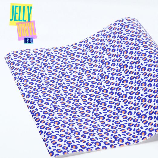 Jelly Vinyl Design - 30 x 135cm - Leo blau