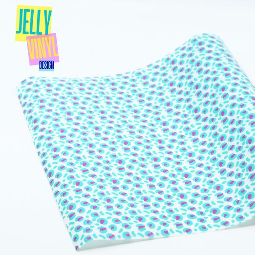 Jelly Vinyl Design - 30 x 135cm - Leo mint
