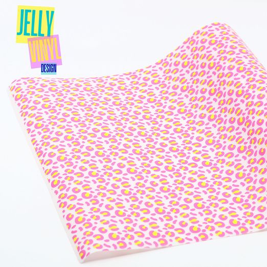 Jelly Vinyl Design - 30 x 135cm - Leo rosa