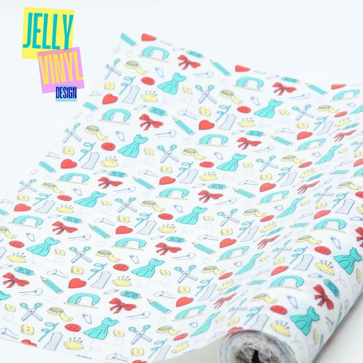 Jelly Vinyl Design - 30 x 135cm - Nähliebe