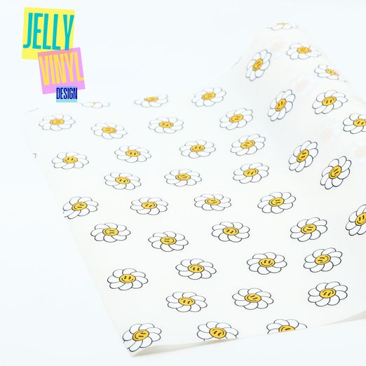 Jelly Vinyl Design - 30 x 135cm - Happy Flowers
