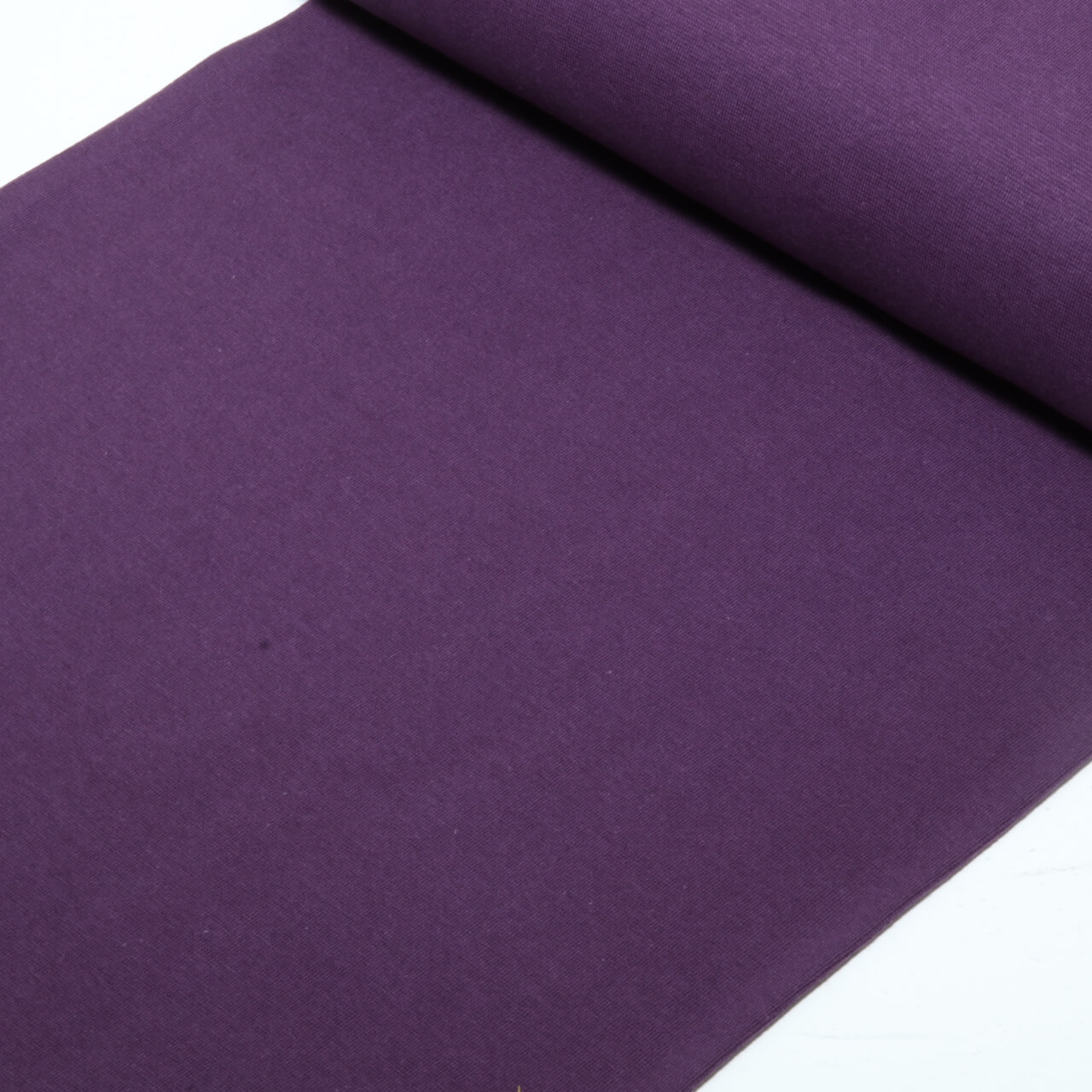 Bio Bündchen Uni - Aubergine 087-0 Bio Bündchen Uni - Aubergine 087-0