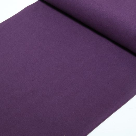 Bio Bündchen Uni - Aubergine 087 Bio Bündchen Uni - Aubergine 087